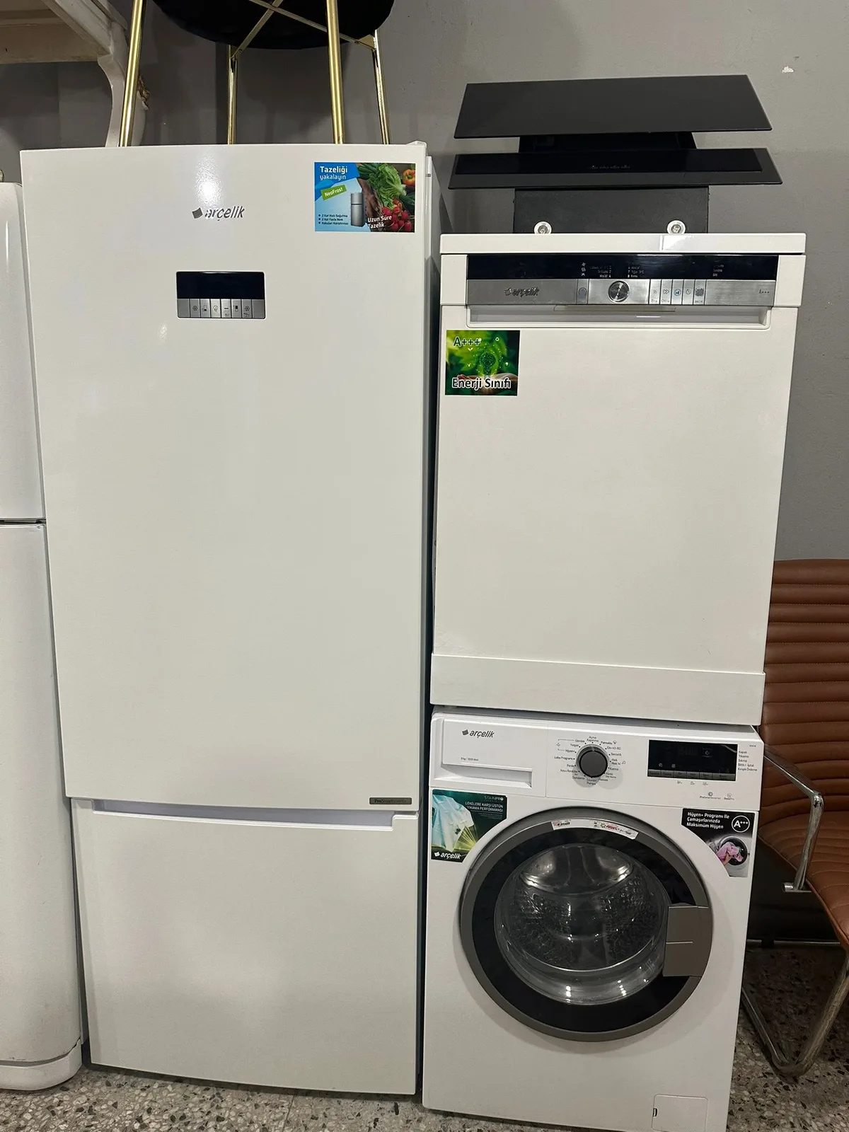 Adana'da alınan ikinci el buzdolabı ve çamaşır makinesi